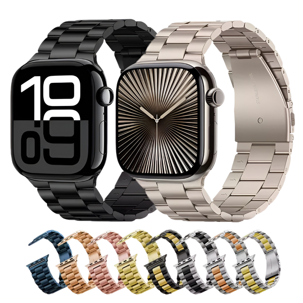 Stainless Steel Apple Watch Band – Premium Replacement Strap for All Series (2015–2025)