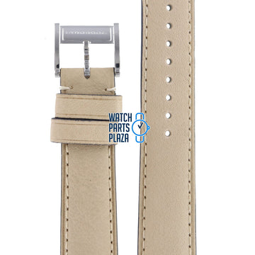 Burberry BU1552 Watch Band BU - 1552 Beige Leather 20 mm - Watch Plaza