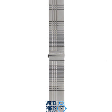Burberry BU4303 & BU4306 Watch Band BU - 4303 Grey Stainless Steel 16 mm - Watch Plaza