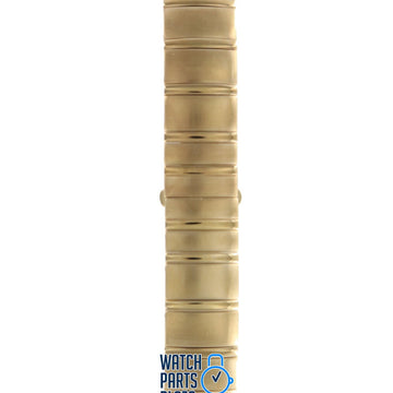 Burberry BU4501 Watch Band BU - 4501 Gold Plated Stainless Steel 17 mm - Watch Plaza