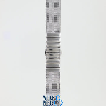 Burberry BU4503 Watch Band BU - 4503 Grey Stainless Steel 17 mm - Watch Plaza