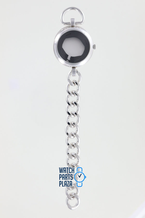 Burberry BU5303 Watch Band BU - 5303 Grey Stainless Steel 12 mm Mini Waterloo - Watch Plaza