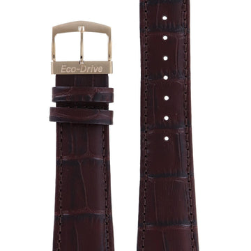 Citizen AT0553 - 05E Chandler Watch Band 59 - S52419 Dark Brown Leather 22 mm Eco - Drive - Watch Plaza