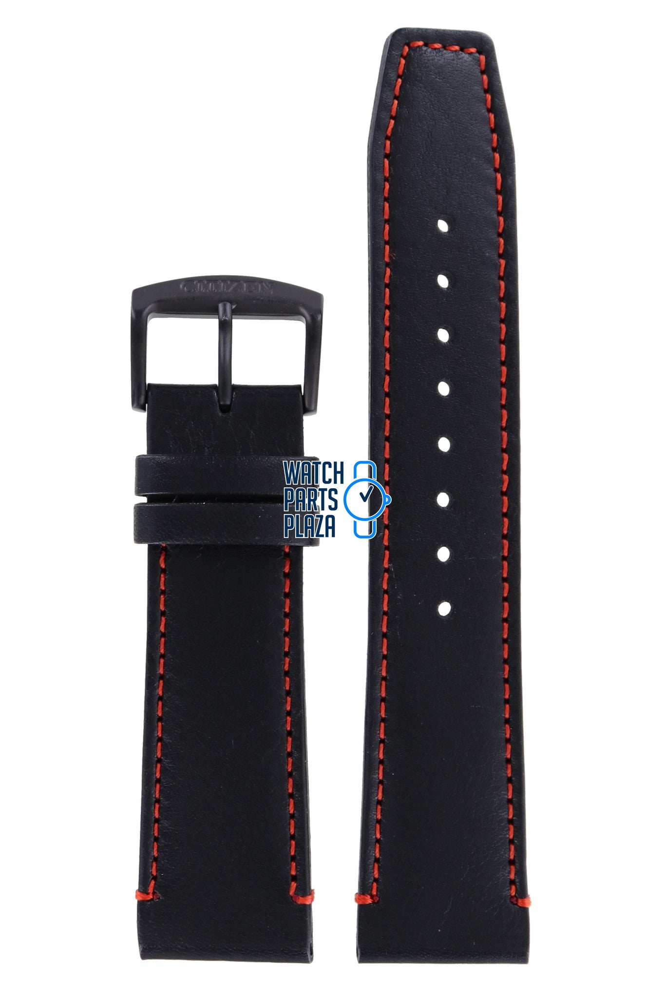 Citizen AT8125 - 05E Radio Controlled Watch Band 59 - S53544 Black Leather 22 mm Eco - Drive - Watch Plaza