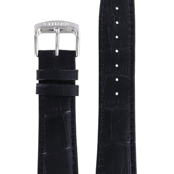 Citizen AW1031 - 06B - S075955 Watch Band 59 - S52348 Black Leather 21 mm Eco - Drive - Watch Plaza