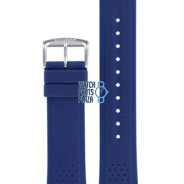Citizen AW1158 - 05L Watch Band 59 - S53887 Blue Silicone 22 mm Eco - Drive - Watch Plaza