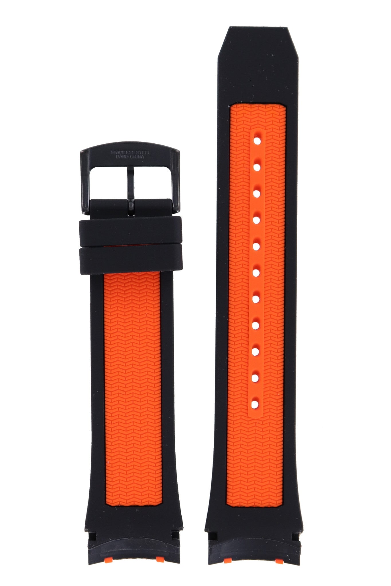 Citizen AW1608 - 01E Weekender Watch Band 59 - S54140 Black Silicone 22 mm Eco - Drive - Watch Plaza