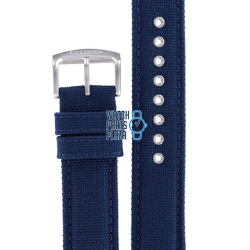 Citizen AW5000 - 16L Watch Band 59 - S53651 Blue Leather & Textile 20 mm Eco - Drive - Watch Plaza