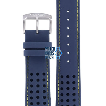 Citizen BJ7007 - 02L Promaster Nighthawk Watch Band 59 - R50335 Blue Leather 22 mm Eco - Drive - Watch Plaza