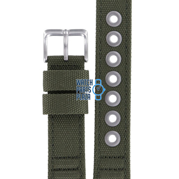 Citizen BM8180 - 03E & BM8180 - 20E Watch Band 59 - S52136 Green Leather & Textile 18 mm Eco - Drive - Watch Plaza