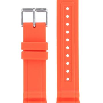 Citizen BN0100 - 18E Promaster Marine S086311 Watch Band 59 - S52731 Orange Silicone 23 mm Eco - Drive - Watch Plaza