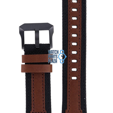 Citizen BN4049 - 11E Altichron Watch Band 59 - R50536 Brown Leather & Textile 22 mm Promaster - Watch Plaza