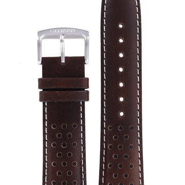Citizen CA0641 - 24E, CA0648 - 09L & CA0649 - 06X Brycen Watch Band 59 - S53775 Brown Leather 22 mm Eco - Drive - Watch Plaza