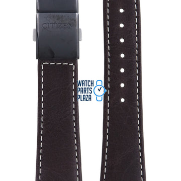 Citizen CB5865 - 15E Sky Watch Band 59 - S54194 Brown Leather 23 mm Promaster - Watch Plaza
