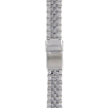 Citizen JN0040, JN0041 & JN0047 Watch Band 59 - H1179 Grey Stainless Steel 20 mm Navihawk - Watch Plaza
