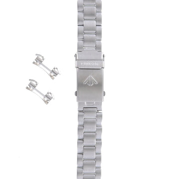 Citizen JP1010, JP1011, JP1030 & JP1039 Watch Band 59 - JP1010 Grey Stainless Steel 20 mm Aqualand - Watch Plaza
