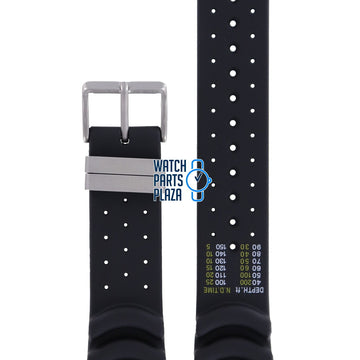 Citizen JP1040, BJ2000 & BJ2004 N.D. LIMITS Watch Band 59 - L7481 Black Silicone 20 mm Eco - Drive - Watch Plaza