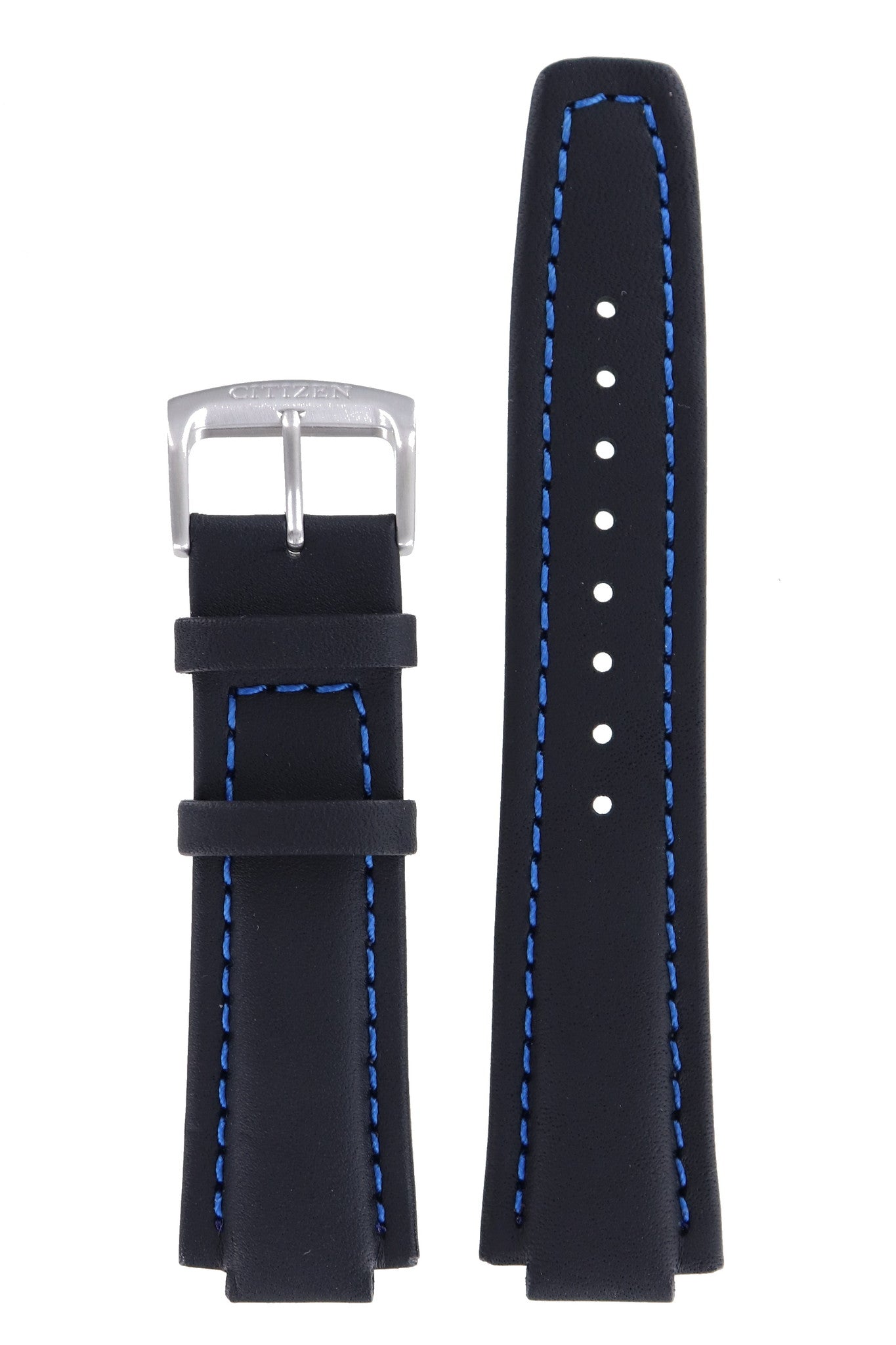 Citizen JZ1050 - 02E Watch Band 59 - S52922 Black Leather 14 mm Eco - Drive - Watch Plaza