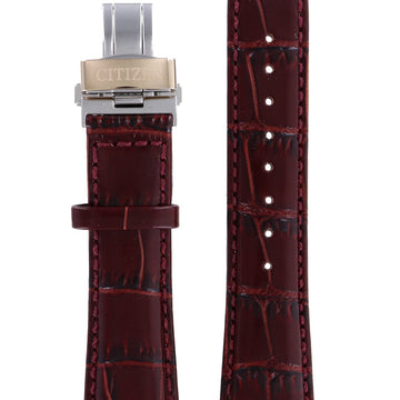 Citizen NH8312 - 07A, NH8313 - 04A & NH8316 - 06A Watch Band 59 - S51505 Brown Leather 22 mm Sapphire - Watch Plaza