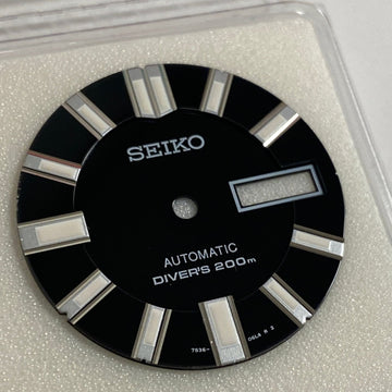 Dial Seiko SKZ325 Stargate Diver black SKZ327 Superior 7S36 - 04P0 Genuine - WatchPlaza