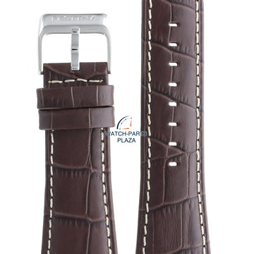 Festina BC05459 Watch band F16235 brown leather 28 mm - Multifunction - Watch Plaza