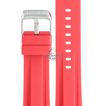 Festina BC07630 Watch band F16574/5 red rubber / silicone 24 mm - Chronograph - Watch Plaza