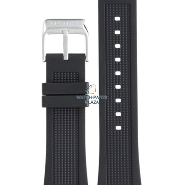 Festina BC08193 Watch band F16642 black rubber / silicone 24 mm - Ceramic - Watch Plaza