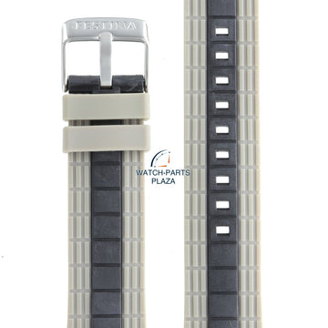 Festina BC08197 Watch band F16664 beige rubber / silicone 23 mm - La Vuelta - Watch Plaza