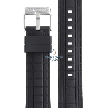 Festina BC08199 Watch band F16664 black rubber / silicone 23 mm - La Vuelta - Watch Plaza