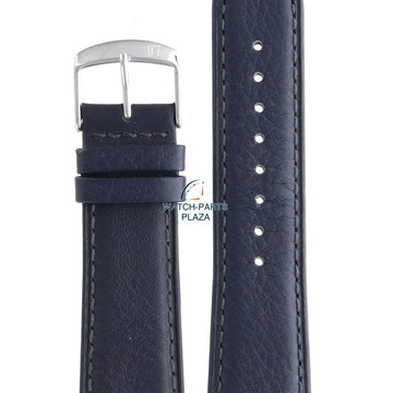 Festina BC08620 Watch band F16777, F16779 dark blue leather 24 m - Classic - Watch Plaza