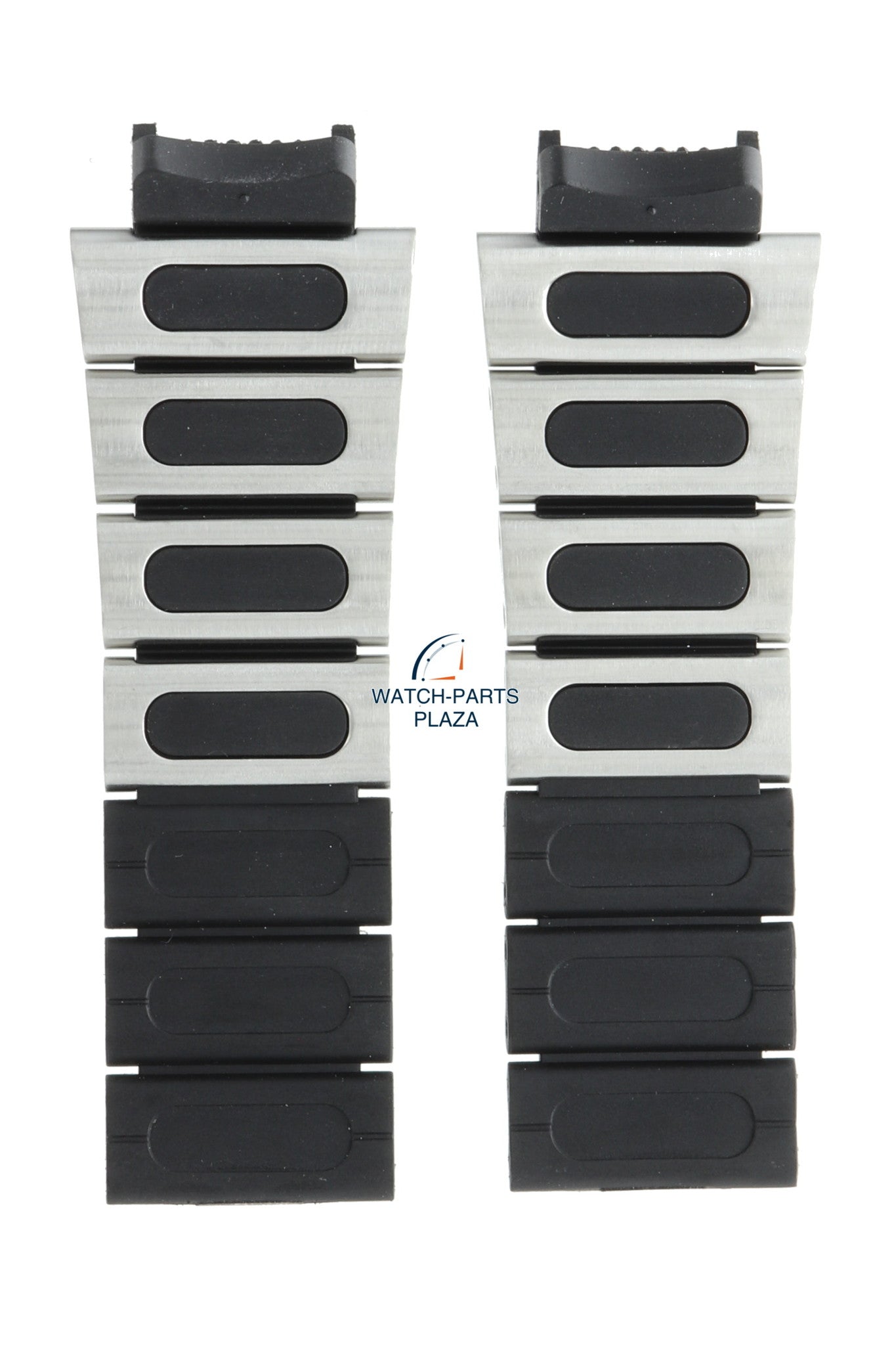 Festina BC08632 Watch band F16775 black rubber & steel 17 mm - Chrono Bike - Watch Plaza