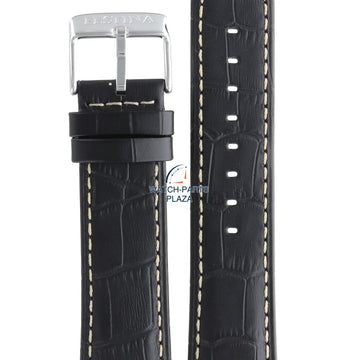 Festina BC10536 Watch band F16607 black leather 23 mm - Multifunction - Watch Plaza