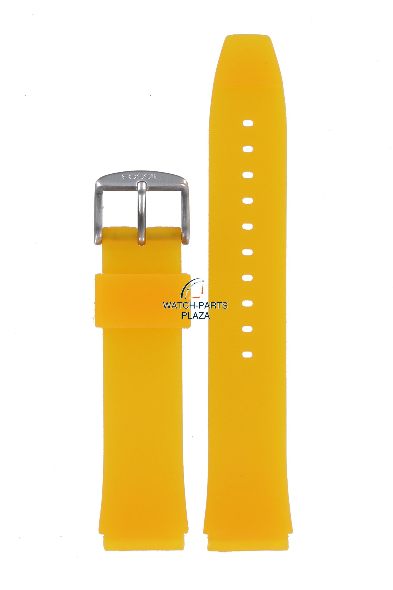 Fossil JR7868 Watch Band JR - 7868 Orange Silicone 18 mm Big Tic - Watch Plaza