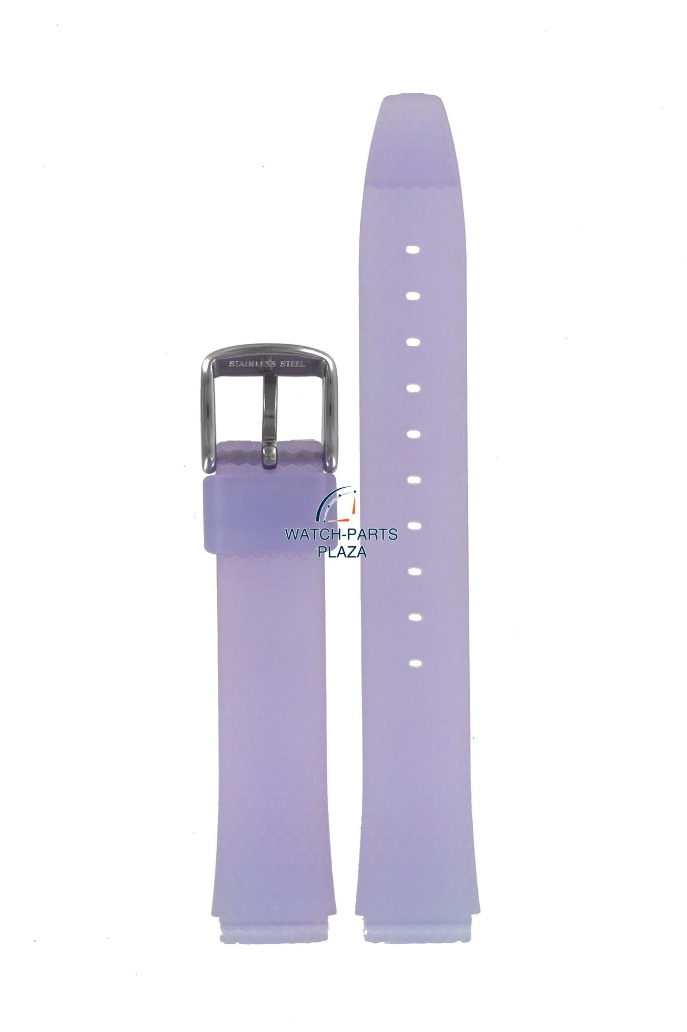 Fossil JR7879 Watch Band JR - 7879 Purple Silicone 14 mm Big Tic - Watch Plaza