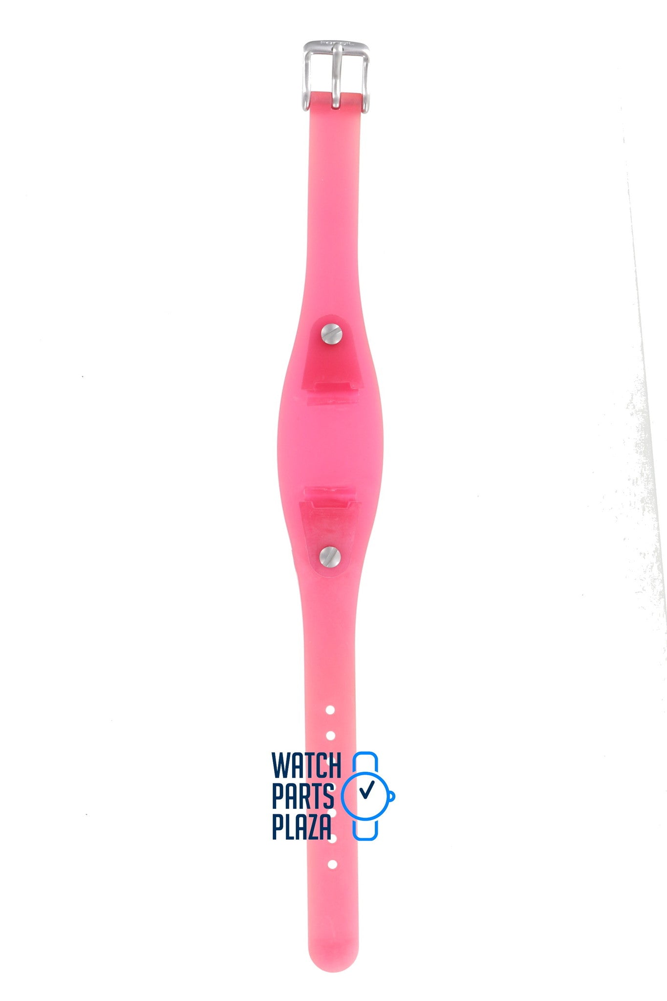 Fossil JR8342 Watch Band JR - 8342 Pink Silicone 12 mm - Watch Plaza