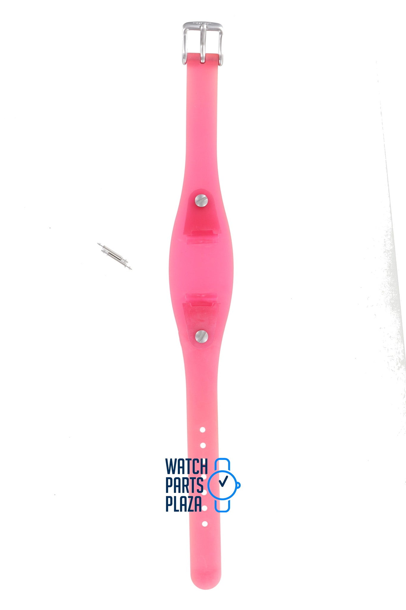 Fossil JR8342 Watch Band JR - 8342 Pink Silicone 12 mm - Watch Plaza