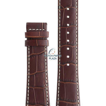 Jaguar BC05334 Watch band J615, J616, J617 brown leather 22 mm - Chrono Sport - Watch Plaza