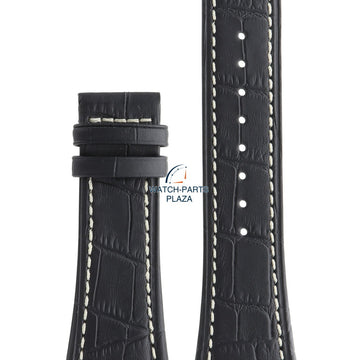 Jaguar BC06036 Watch band J620, J625 black leather 16 mm - Watch Plaza