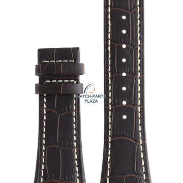 Jaguar BC06037 Watch band J620, J625 brown leather 16 mm - Watch Plaza