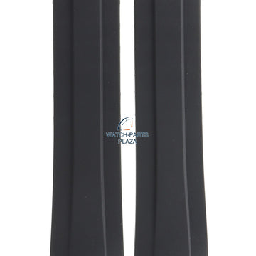 Jaguar BC07063 Watch band J650, J653, J678, J680, J688, J690, J813, J814 black rubber / silicone 22 mm - Special Edition - Watch Plaza