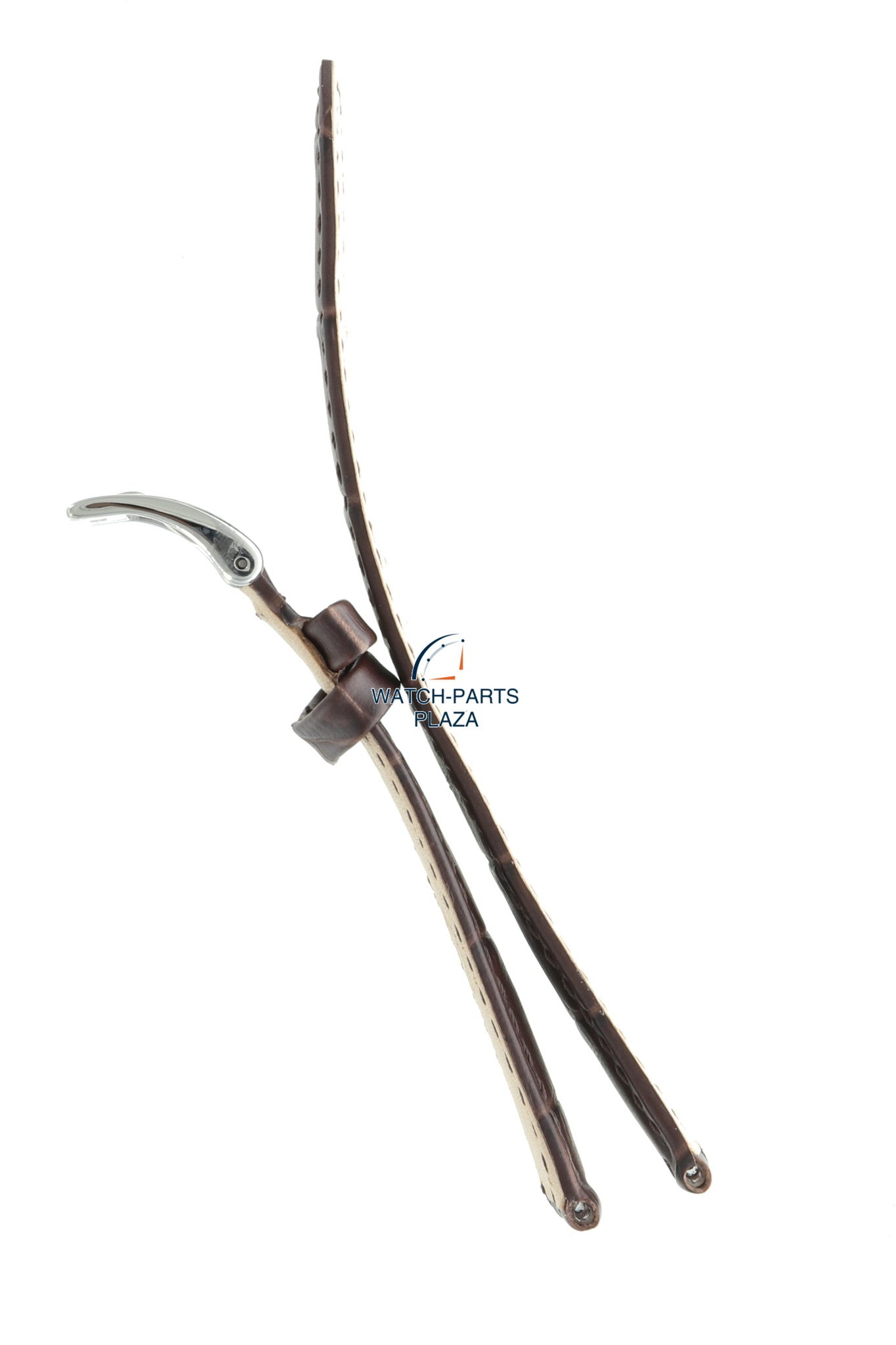 Jaguar BC08469 Watch band J674 brown leather 18 mm - Prêt à Porter - Watch Plaza