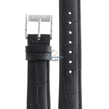 Jaguar BC08470 Watch band J674, J693 black leather 18 mm - Prêt à Porter & Daily Class - Watch Plaza