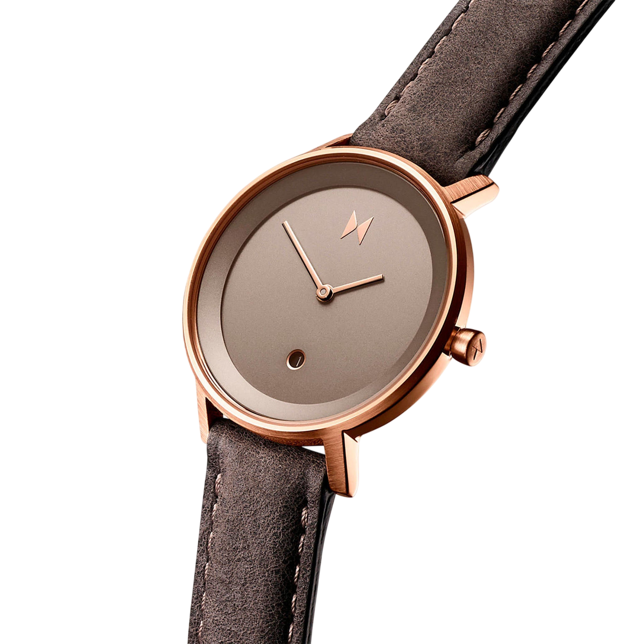MVMT D - MF02 - RGPU Signature Ladies Watch - Rose & Brown - Watch Plaza