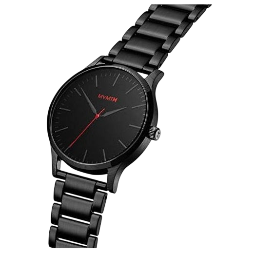 MVMT MT01 - BL Men's Watch 40 Series - Black Stainless Steel - Watch Plaza