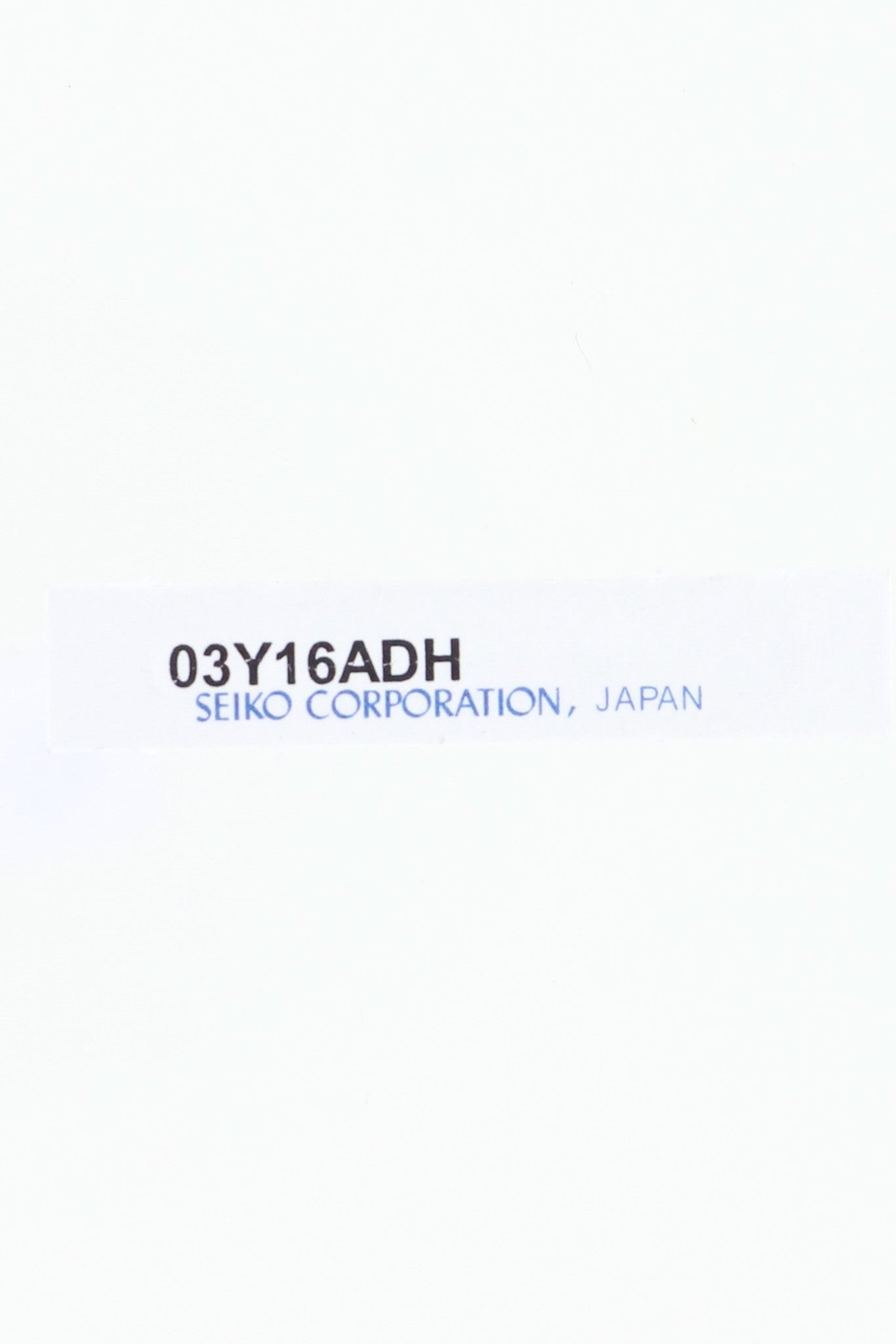 Seiko 03Y16ADH Chrono Hand SEH005J & SEH005P - Watch Plaza