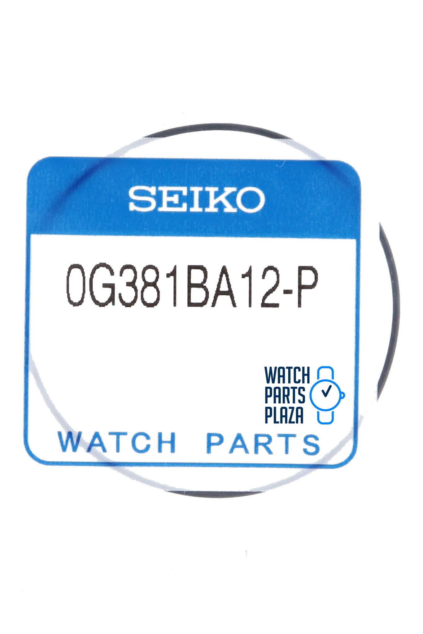 Seiko 0G381BA12 - P bezel gasket / o - ring 38 mm - 5D22, 5M82, 7L22, 7T92, V172, V175 - Watch Plaza