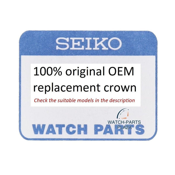 Seiko 1E50AASTS1 crown with stem 4 - position for SKZ207, 209, 211 & 219 Atlas 7S36 - 01E0 & 01H0 - Watch Plaza