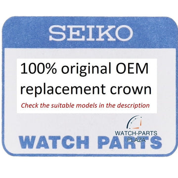Seiko 1E65ABSNS1 crown 3 for 4R35 01Y0, 02K0, 03H0 & 03K0 - SRPC Mini Turtle models - Watch Plaza