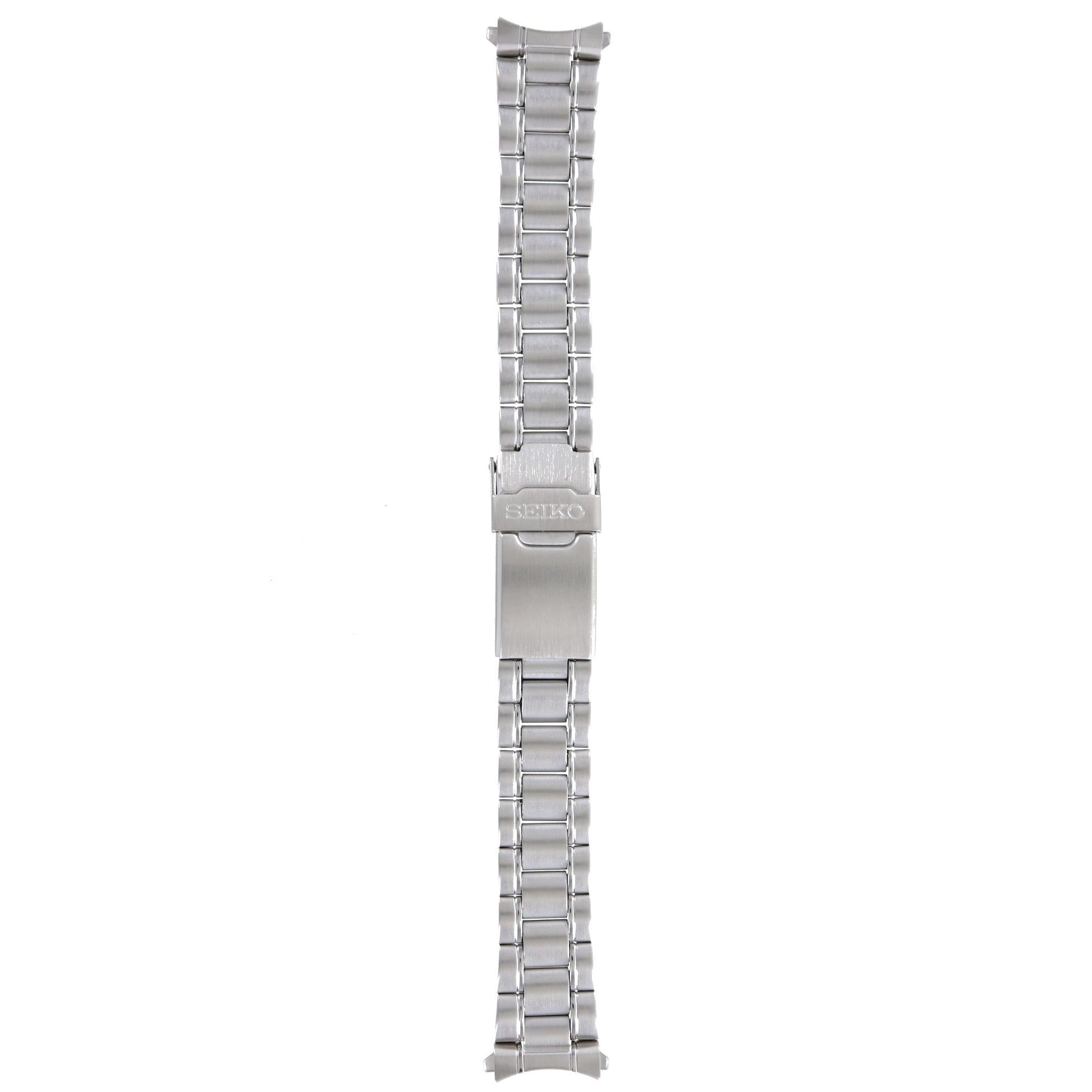 Seiko 3086 - B.E - V657 - 0B20 Watch Band 3086JB Grey Stainless Steel 18 mm - Watch Plaza