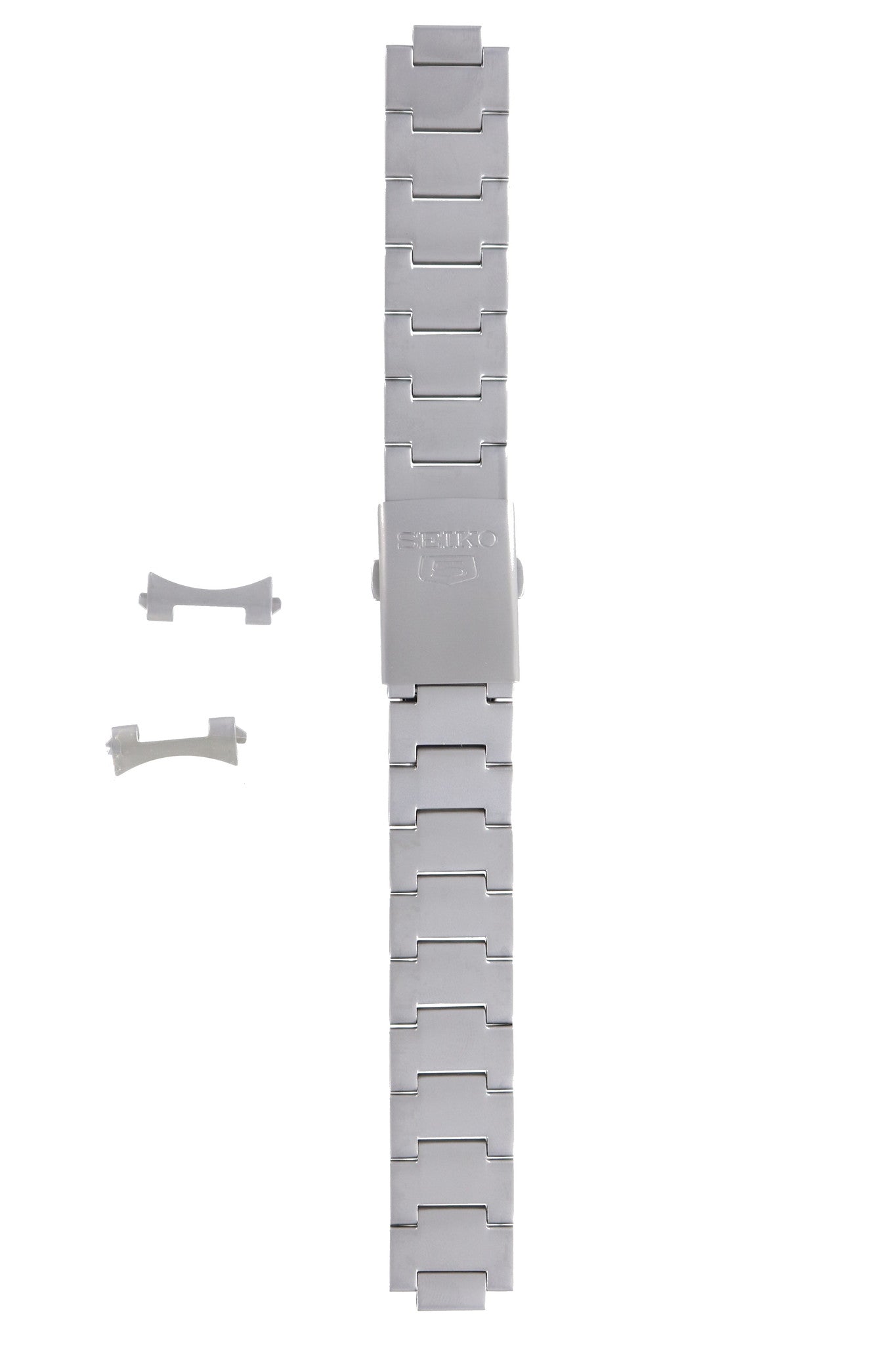 Seiko 3304 - Z.E - 7S26 - 02J0 Watch Band 3304JZ Grey Stainless Steel 18 mm 5 - Watch Plaza